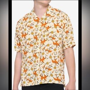 MASSIVE Floral Button Down Shirt